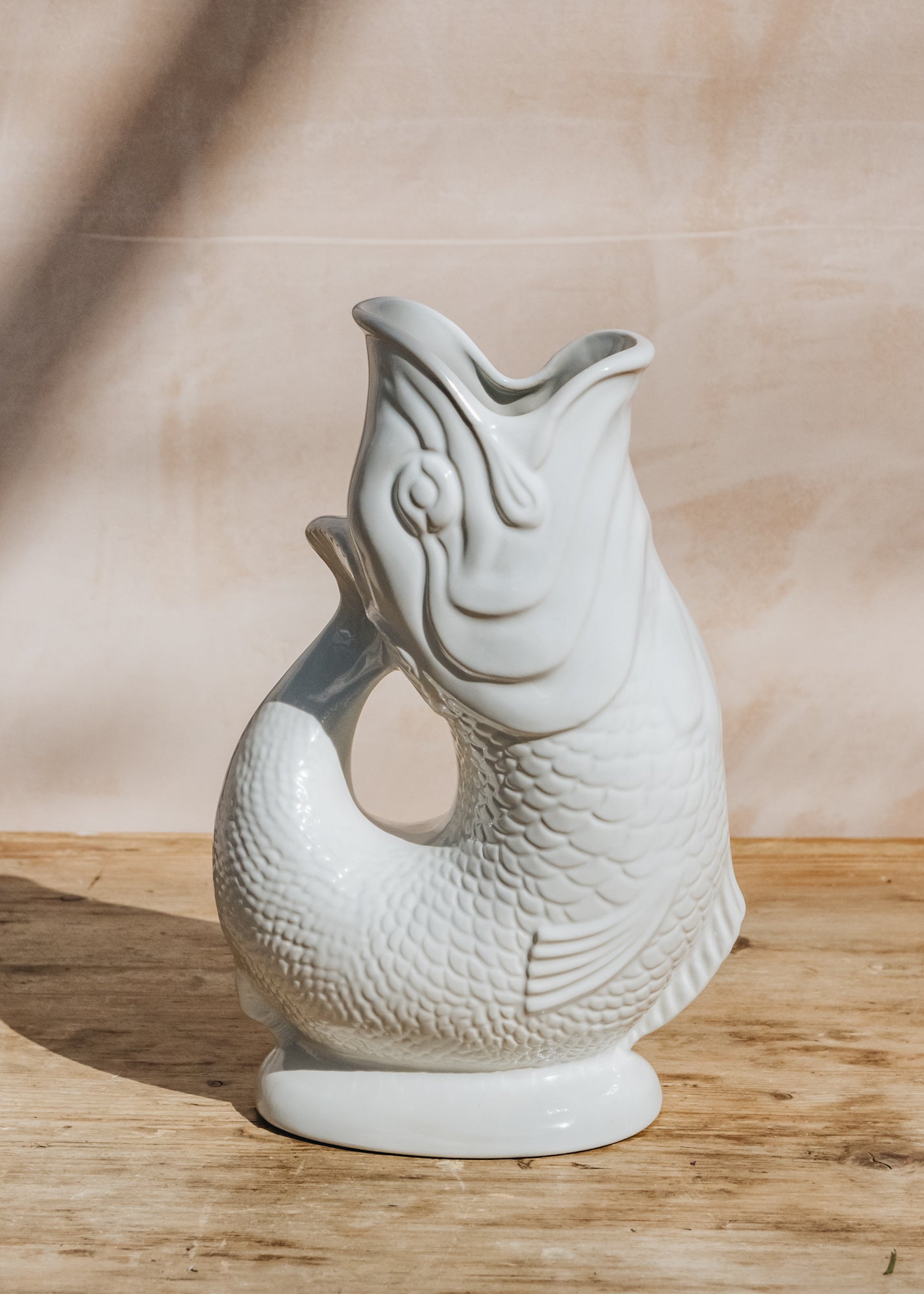 Pure White Extra Large Gluggle Jug