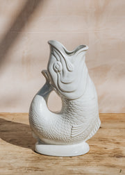 Pure White Extra Large Gluggle Jug