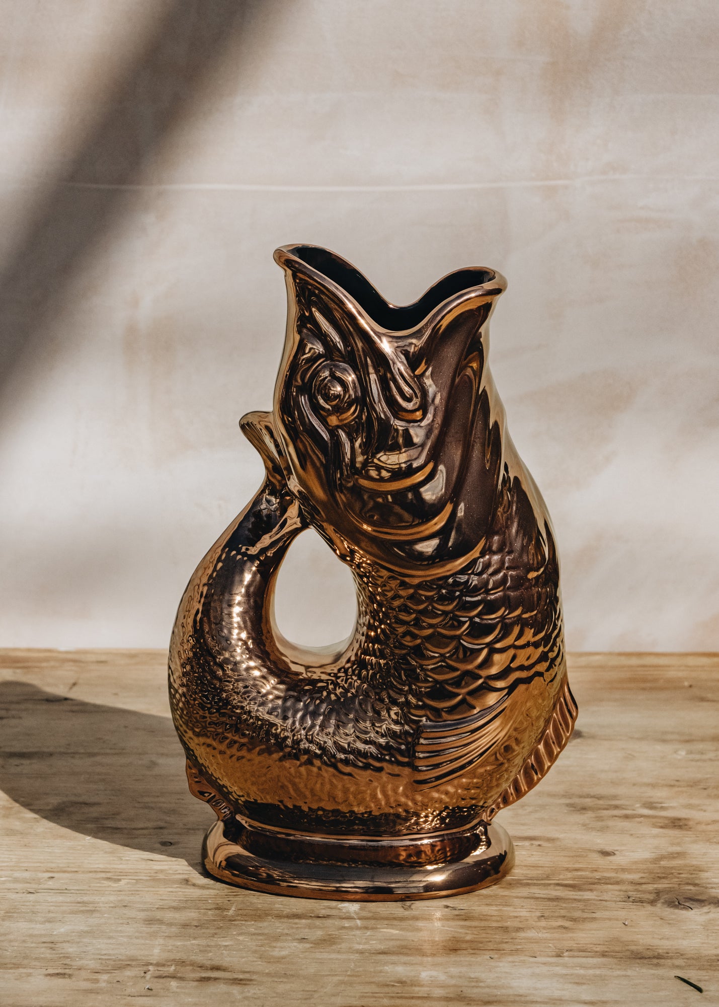 Copper Extra Large Gluggle Jug