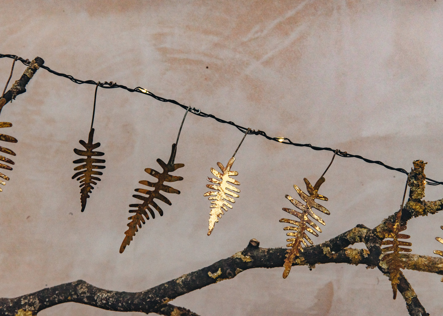 Gold Fern Lights