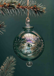 Green Halo Bauble