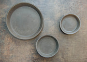 Bergs Potter Grey Copenhagen Saucers