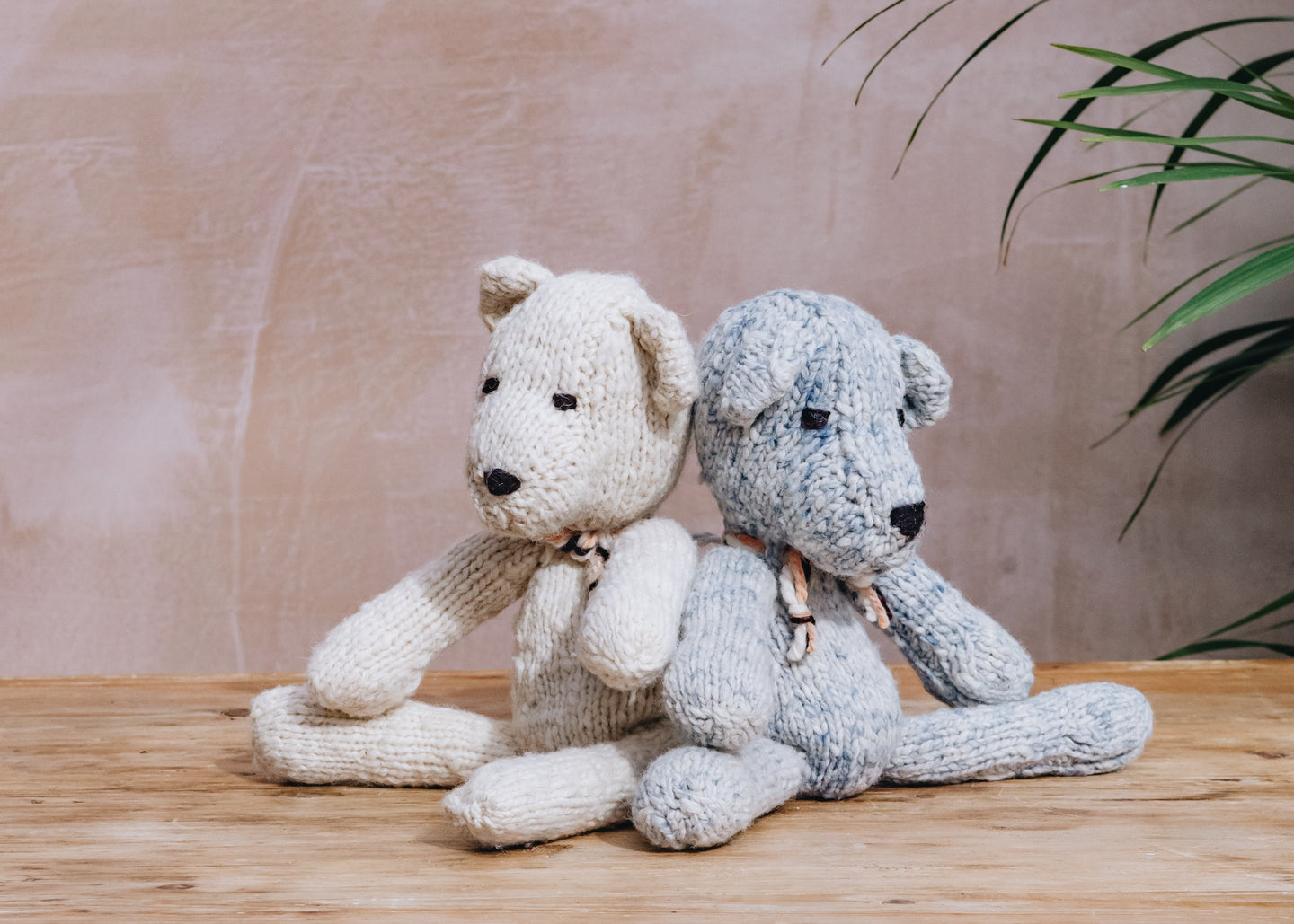 Hand Knitted Small Teddy Bears