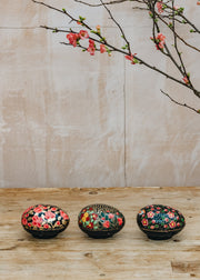 Booja Booja Honeycomb Caramel Chocolate Vegan Truffles in Small Hand Painted Egg, various colours