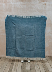 Illusion Blue Slate Throw
