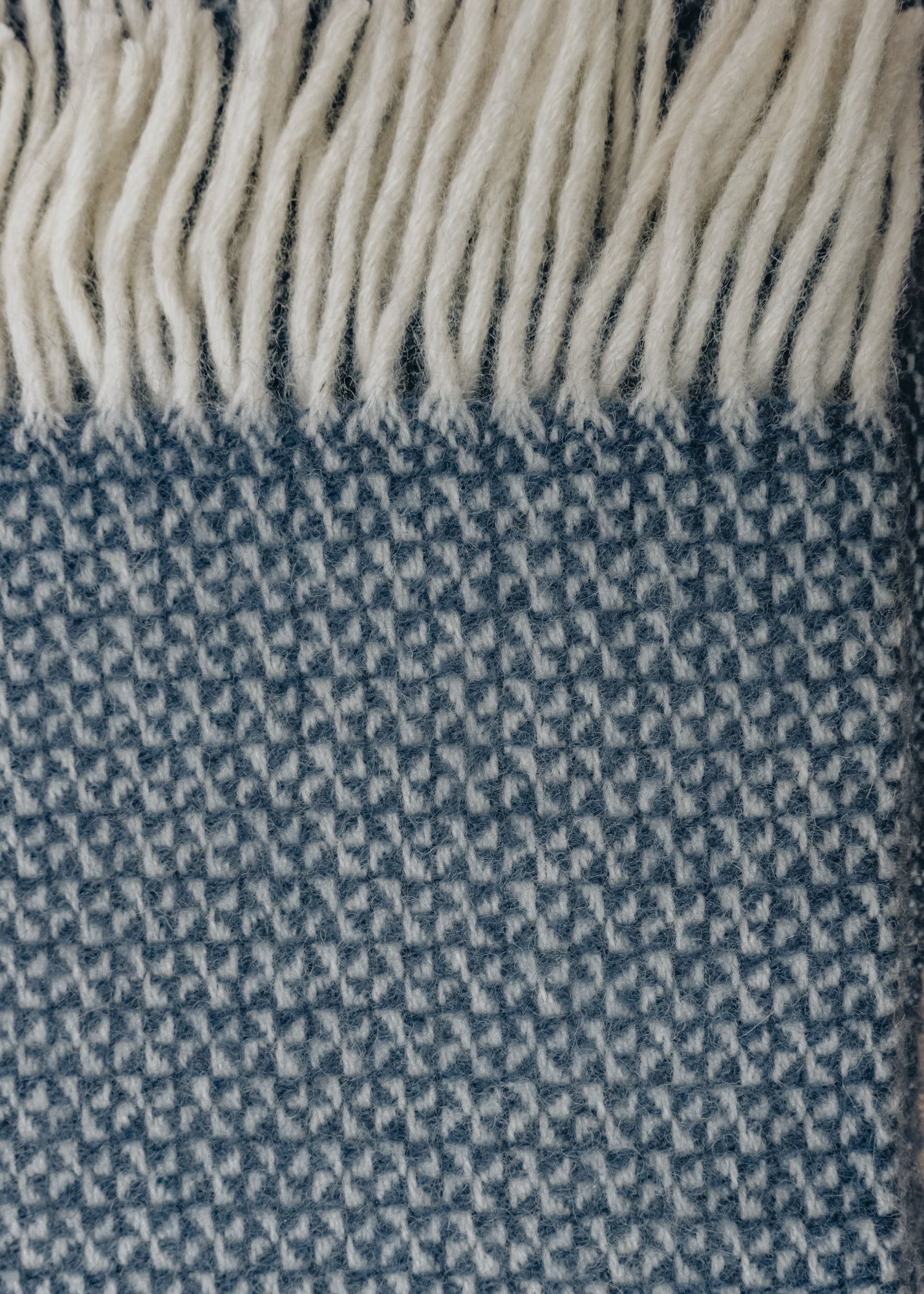 Illusion Blue Slate Throw