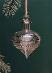 Treasure Tree Silver Eternity Jasmine Bauble