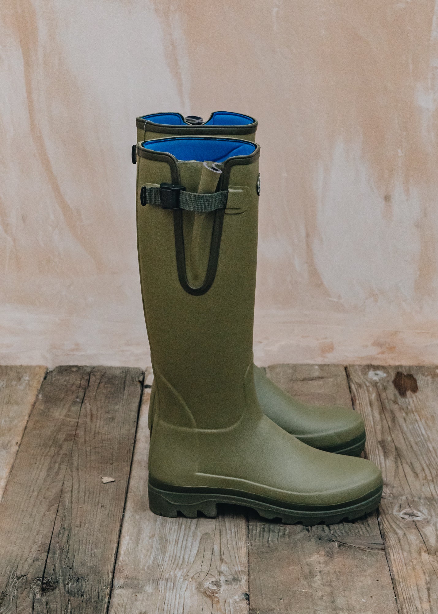 Birkenstock Ladies Vierzonord Green Neoprene Lined Wellington Boots