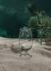 Grand Illusions Large Wine Glass with Etched Stars