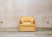 Lily Love Seat in Mustard