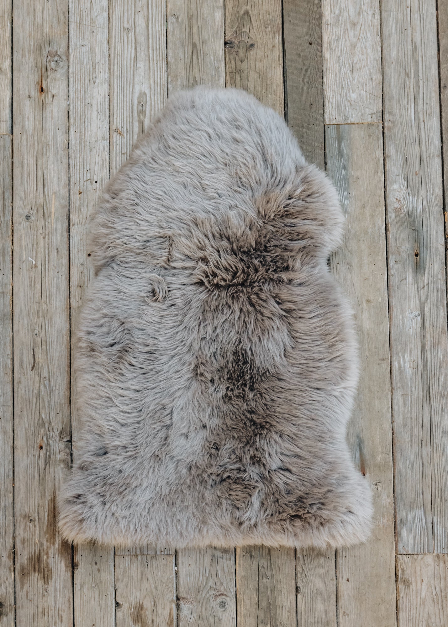 Shepherd of Sweden Long Haired Linn Sheepskin in Mushroom