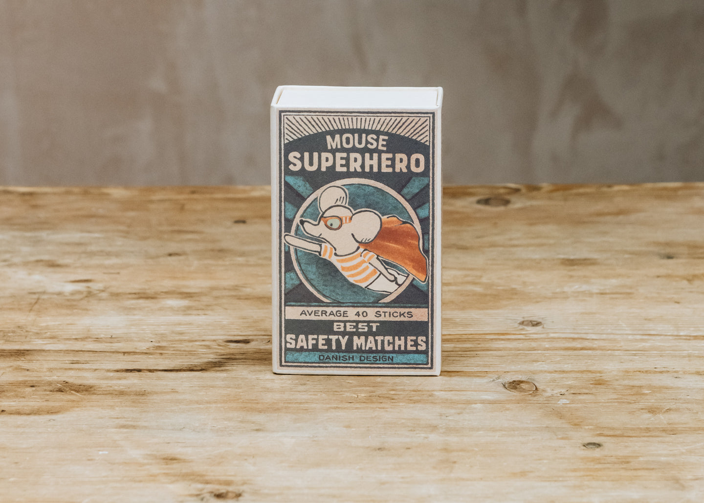 Little Brother Superhero in Matchbox