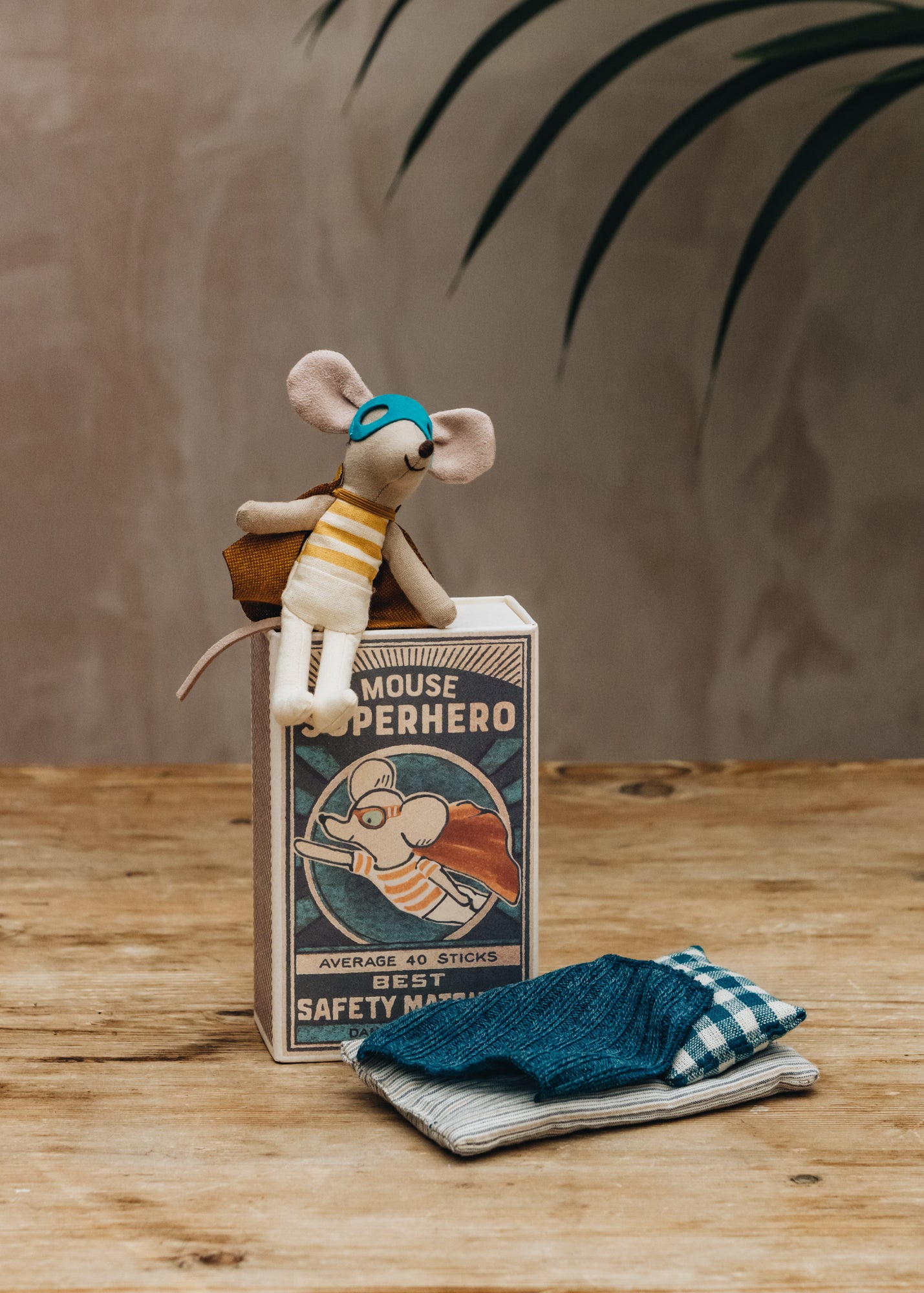 Little Brother Superhero in Matchbox