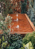 Long Corten Steel Water Feature