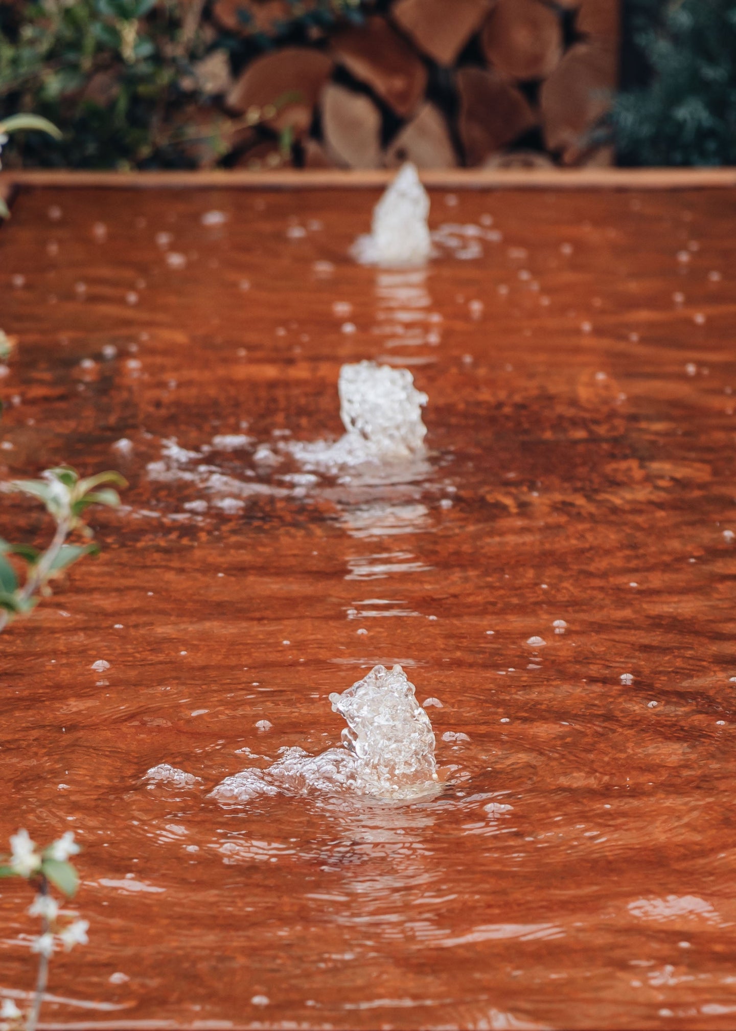 Adezz BV Long Corten Steel Water Feature