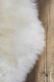 Single Longwool Ivory Sheepskin (90cm)