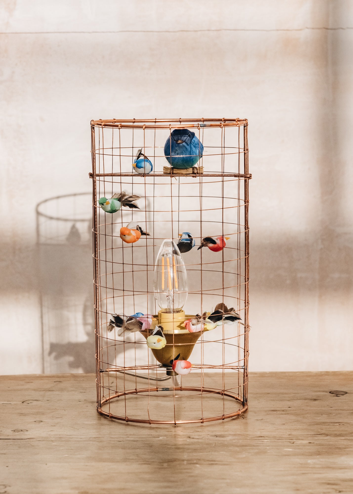 Mathieu Challières Mini Birdcage Table Lamp