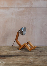 Mr Wattson Mini Table Lamp in Lava Grey