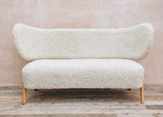 Mazo Moonlight Oak Sheepskin Sofa