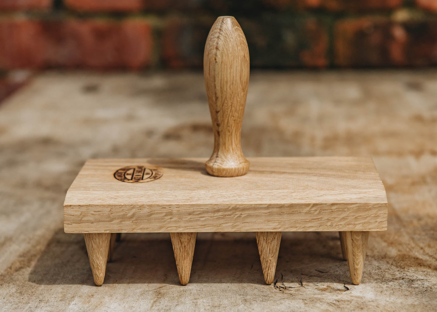 Oak Multiple Seed Tray Dibber