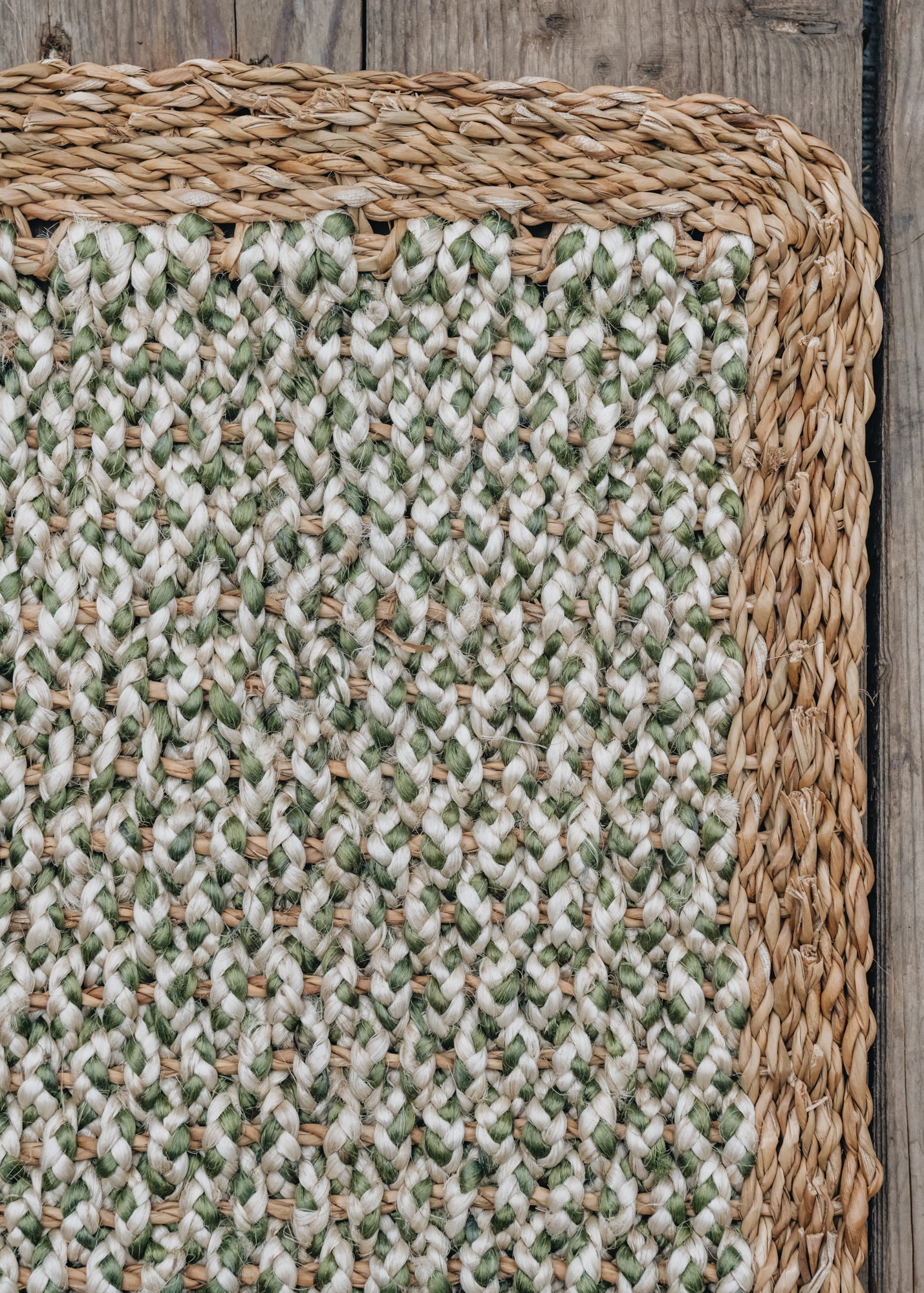 Braided Rug Co. Olive Village Doormat