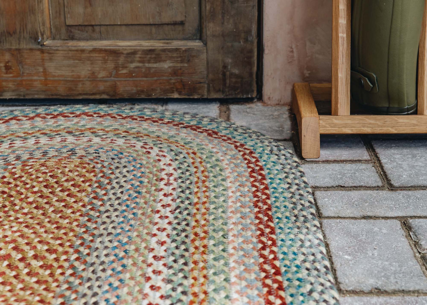 The Braided Rug Co. Carnival Oval Rugs