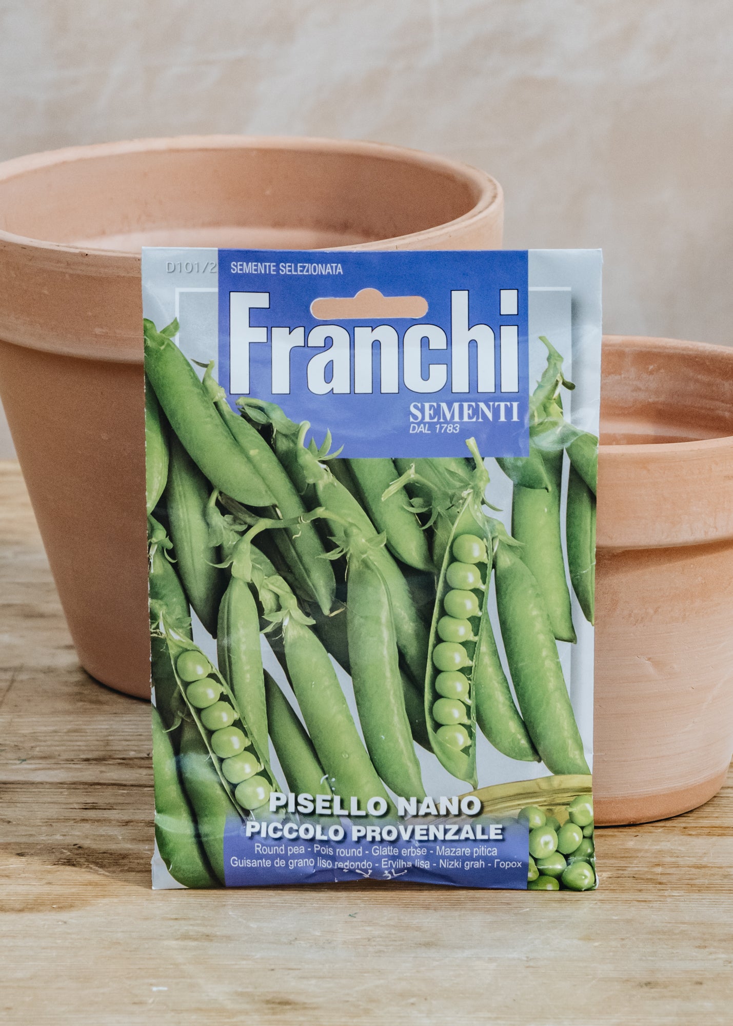 Seeds of Italy Franchi Pea 'Dwarf' Seeds