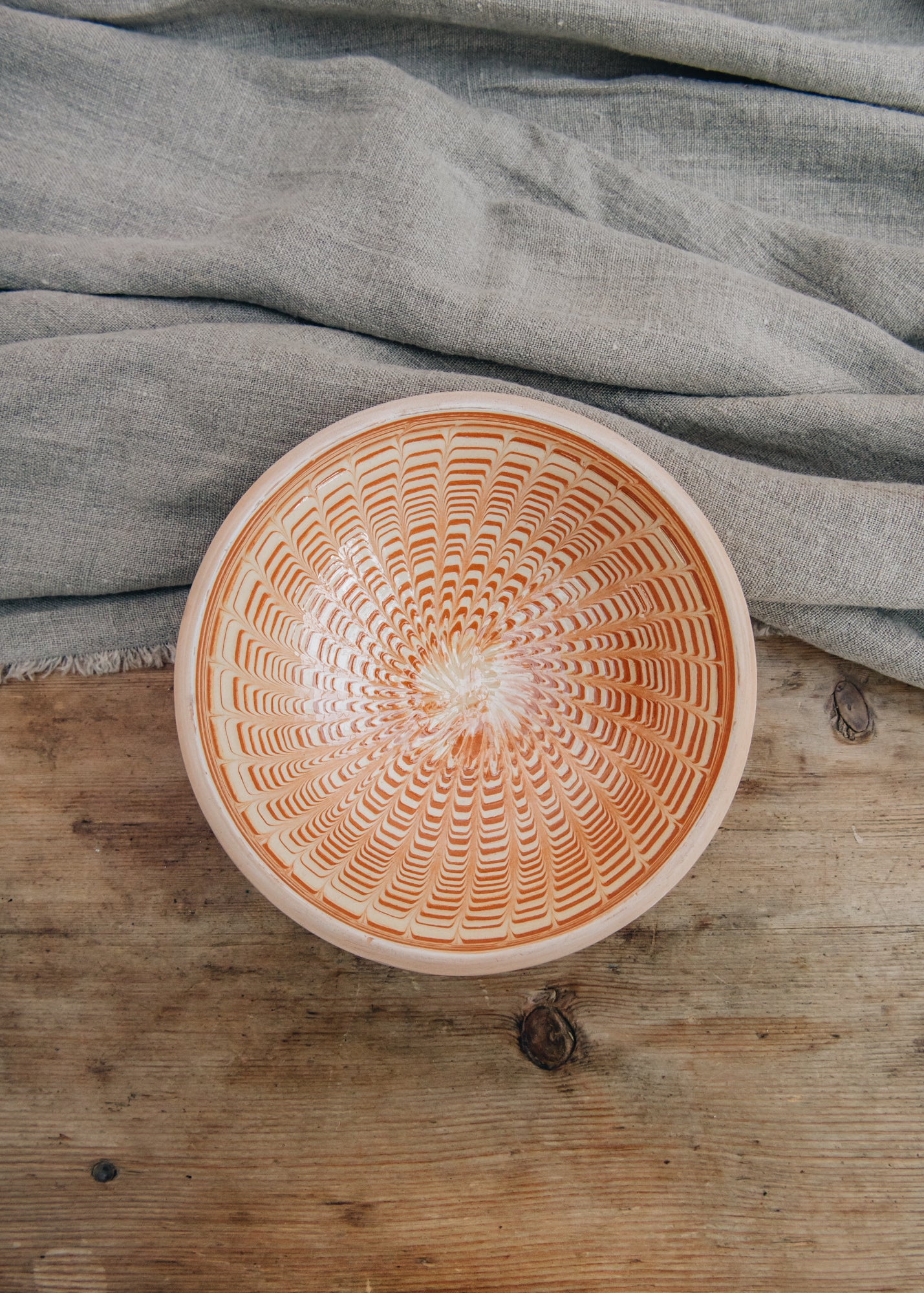 Peacock Brown Small Bowl