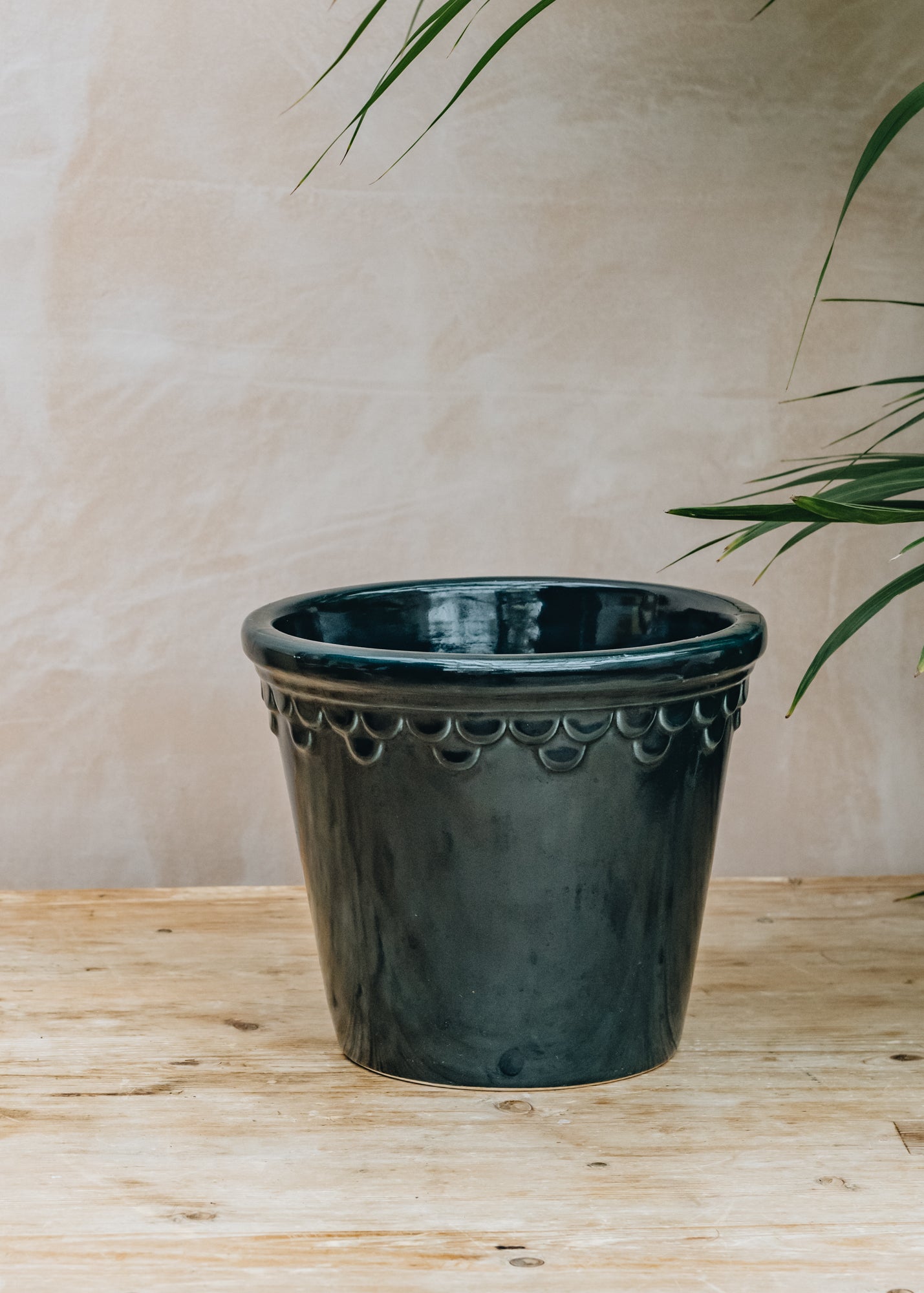 Petroleum Blue Glazed Copenhagen Pots