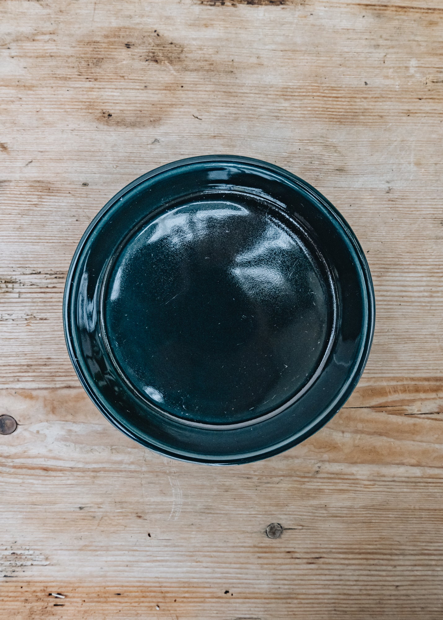 Bergs Potter Petroleum Blue Glazed Copenhagen Saucers