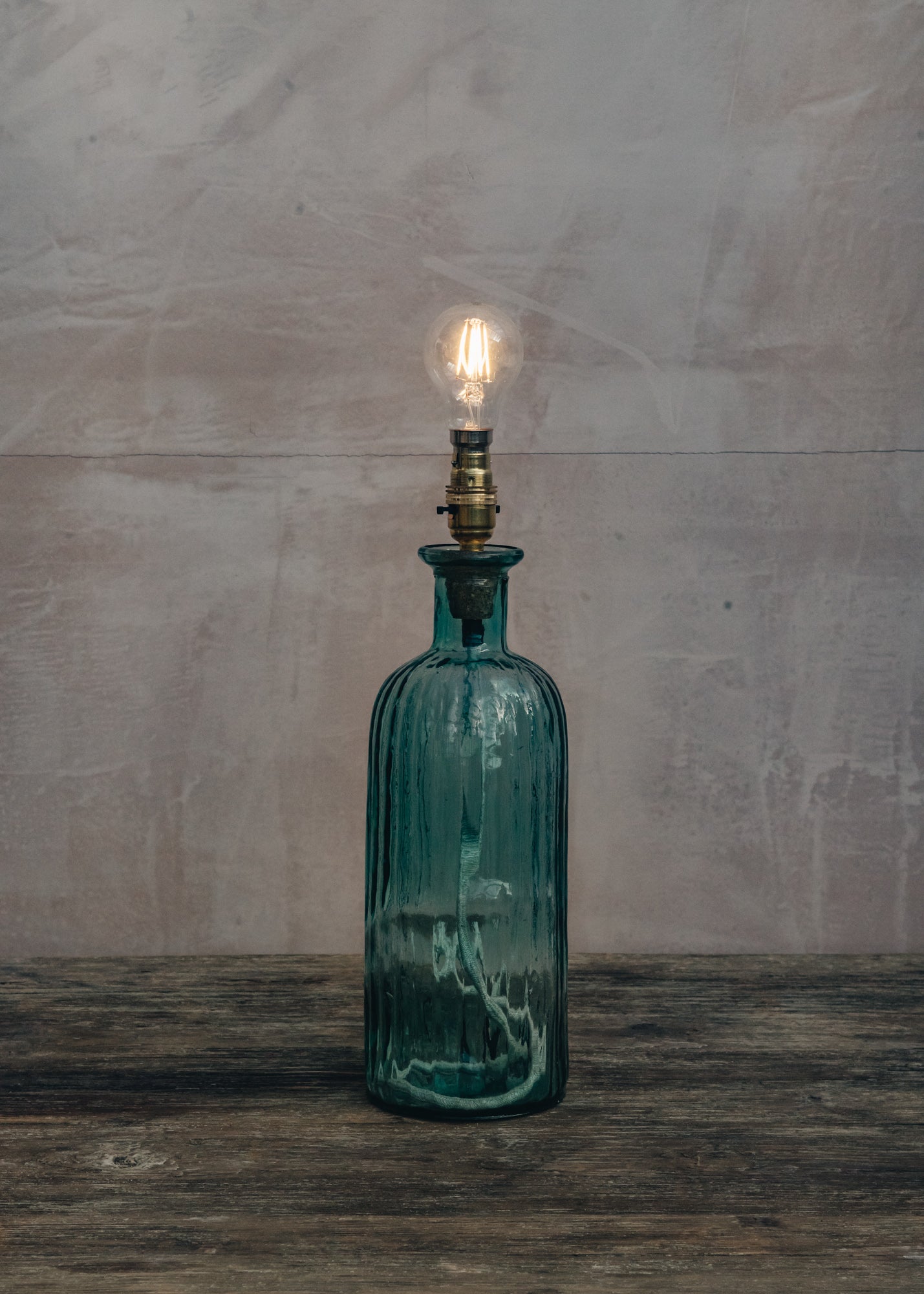 Jarapa Ripple Bottle Lamp