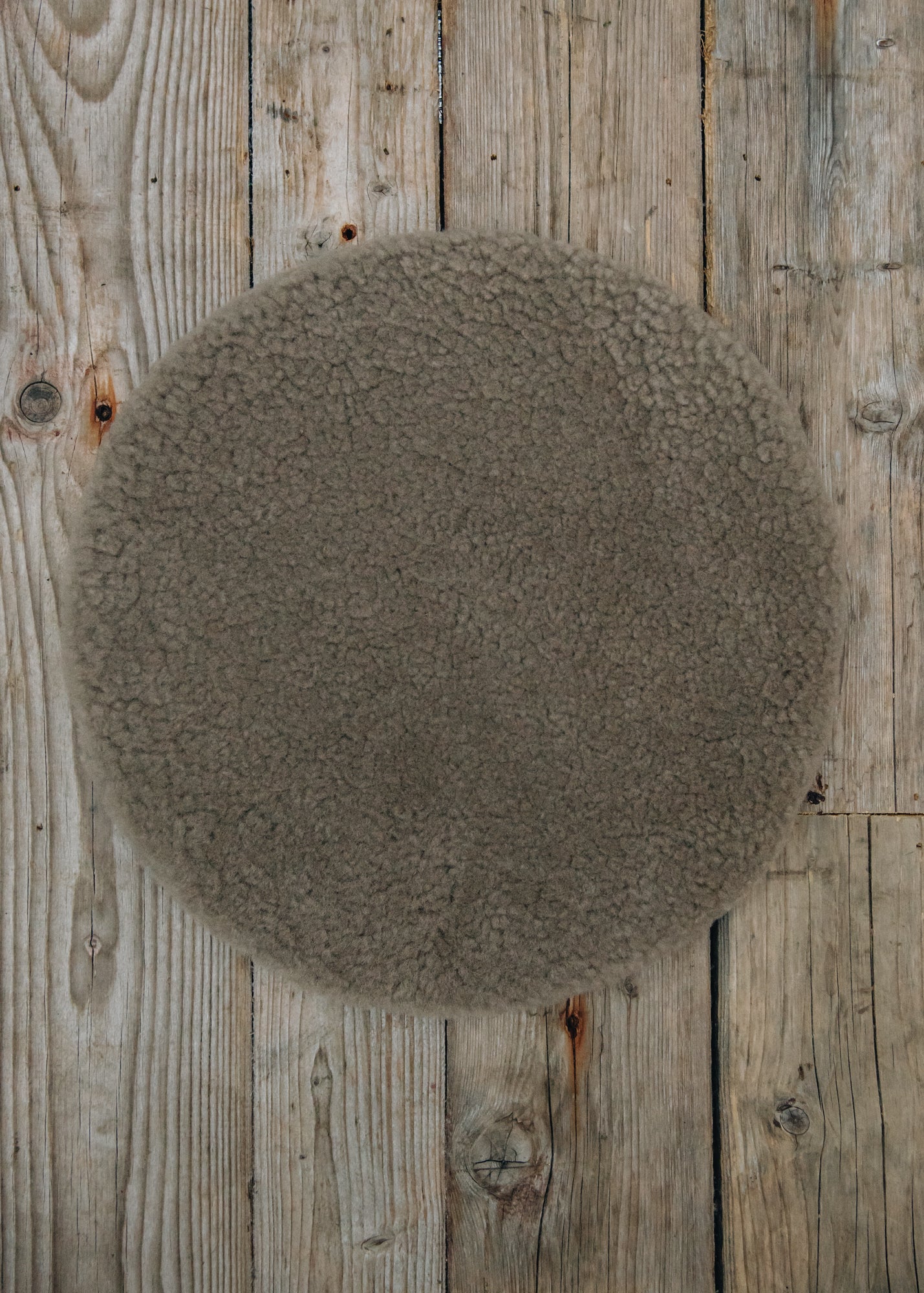 Shepherd of Sweden Round Seat Cushion in Cappuccino