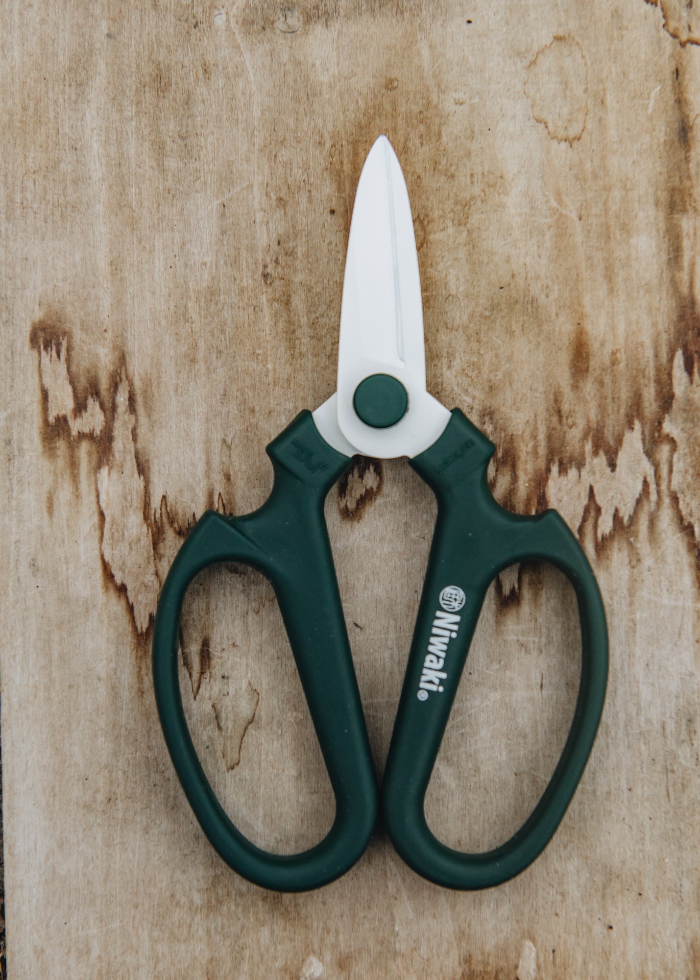 Niwaki Sakagen Flower Scissors in Moss Green