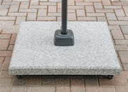 Pacific Lifestyle Salerno Grey Burned Granite Wheeled Parasol Base (90kg)