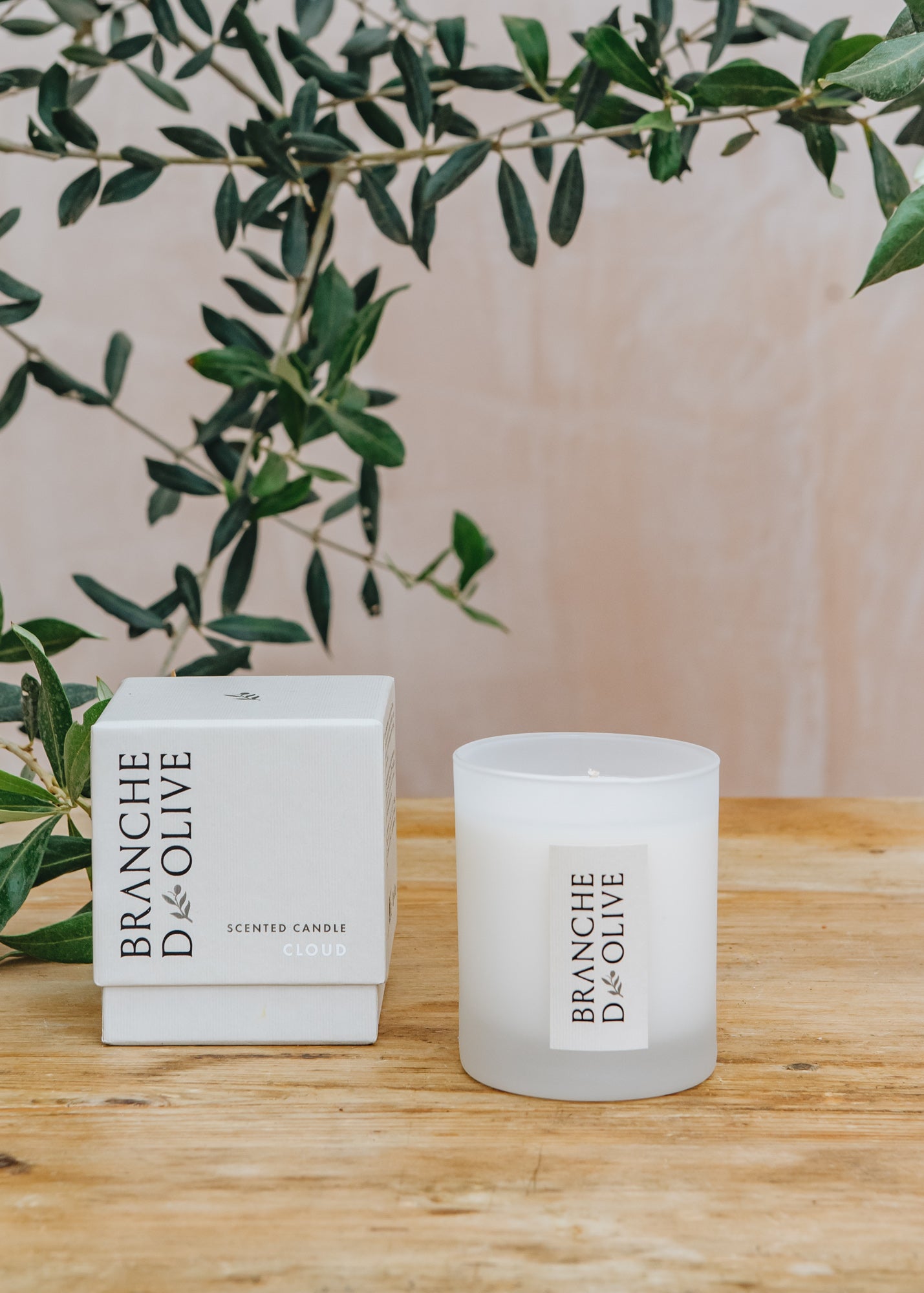 Branche D'Olive Scented Candle Feather