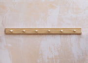 Oak Shaker-style peg rails