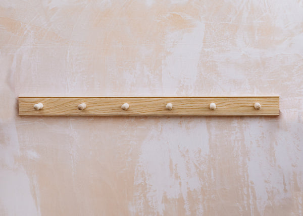 Oak shaker peg rail discount