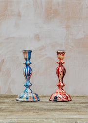 Short Lacquered Candlestick