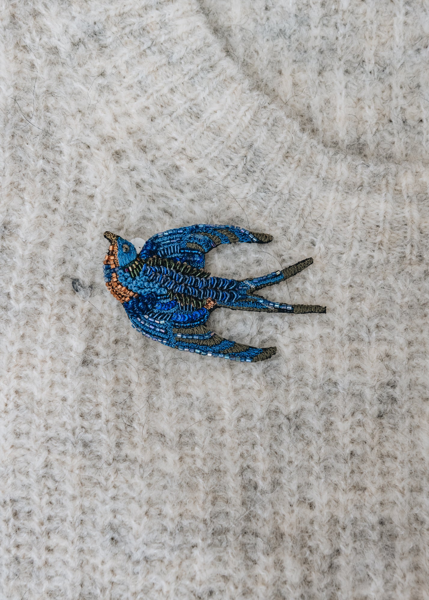 Trovelore Trovelore Singing Swallow Brooch