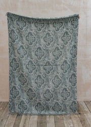 Bronte Moon Slate Bayswater Paisley Throw