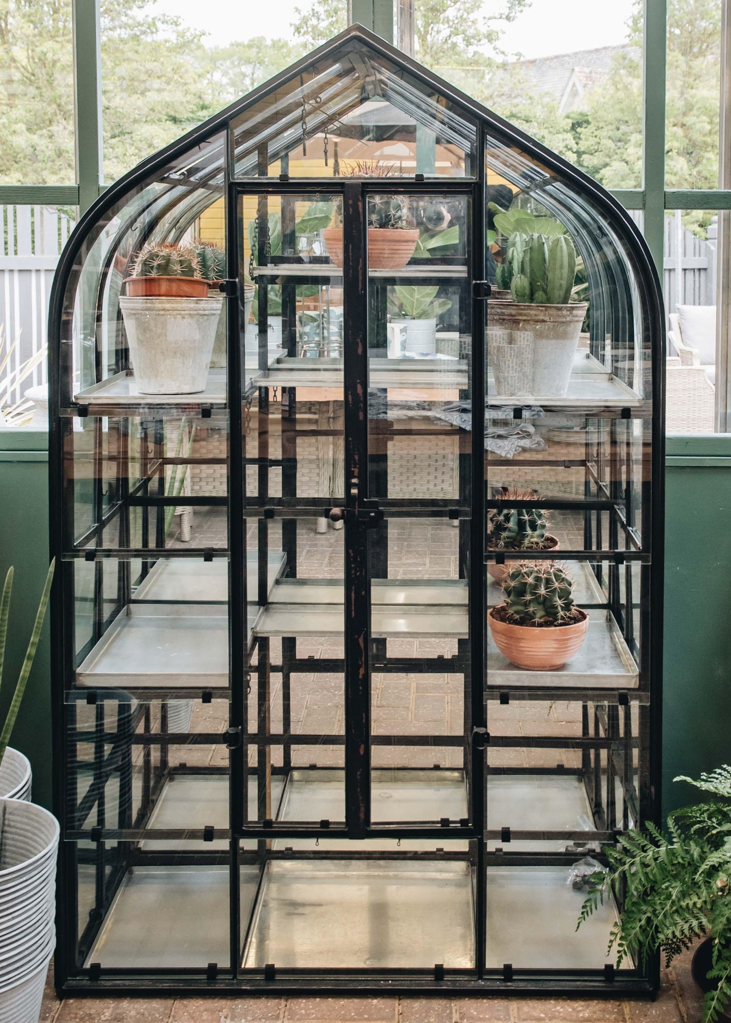 Small Indoor Greenhouse Mini Indoor Greenhouse With Plants Victorian