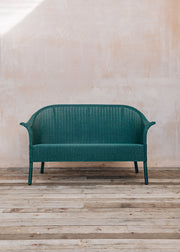 Lloyd Loom Sofa in Teal