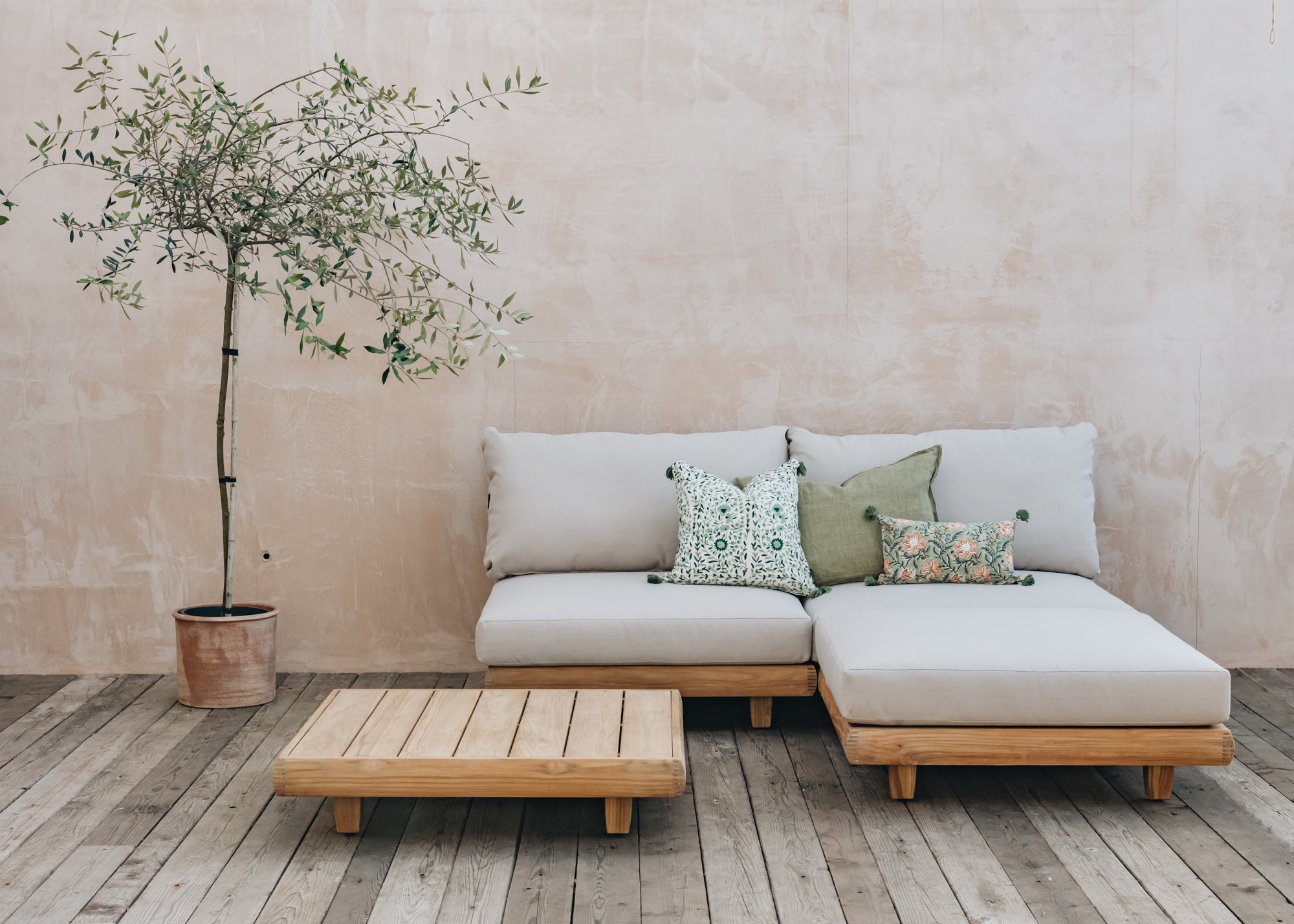 Alexander rose shop corner sofa