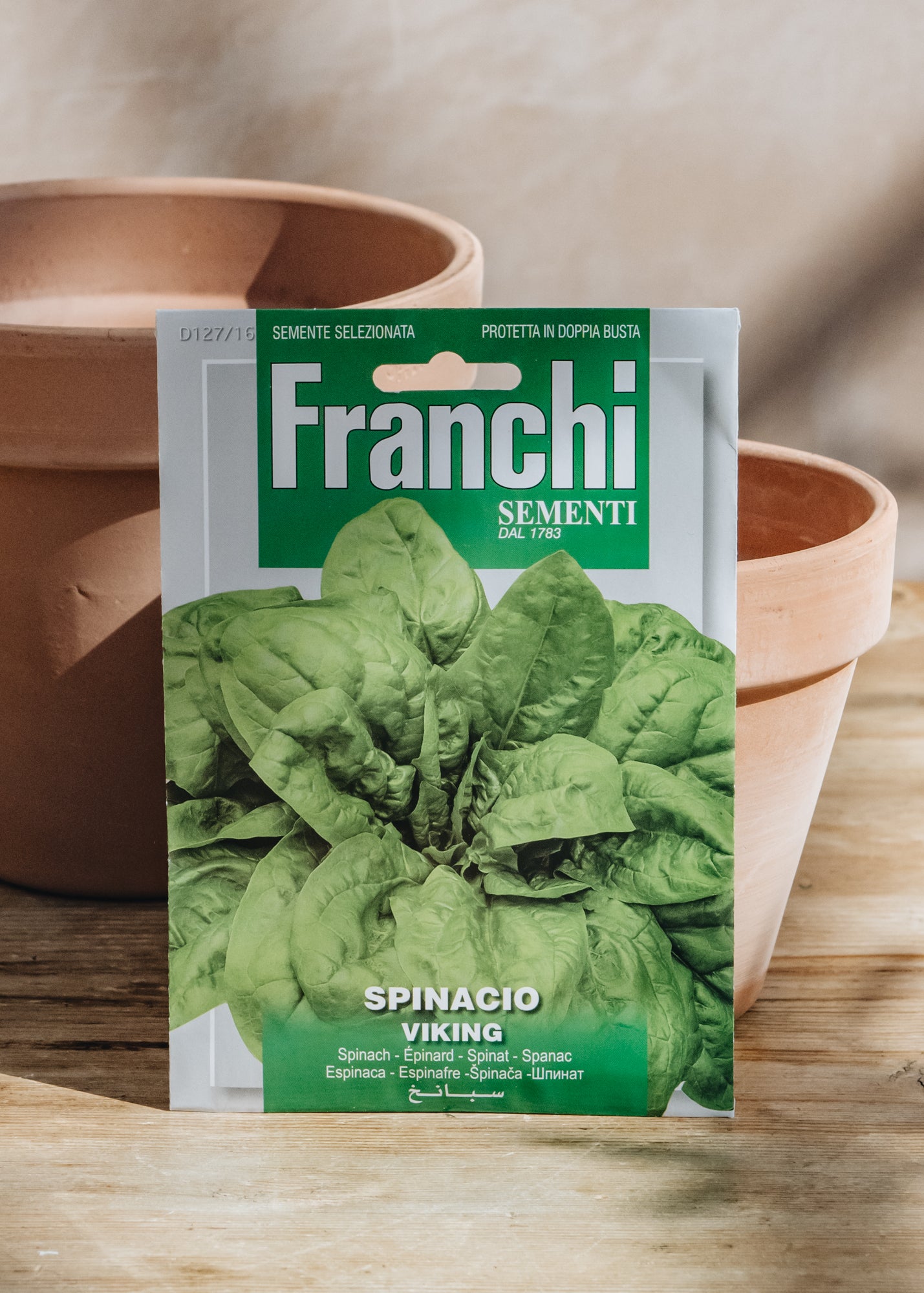 Seeds of Italy Franchi Spinach 'Viking' Seeds