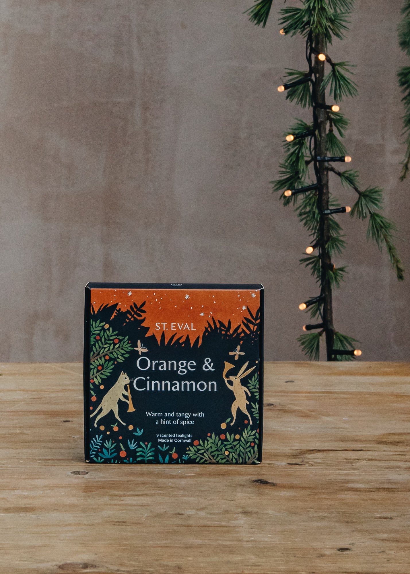 St Eval Scented Tealights in Orange and Cinnamon