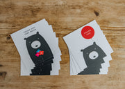 Bear Thank You Cards, pack of ten