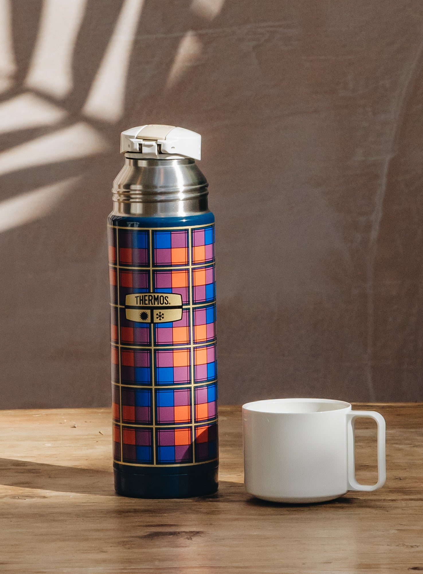Tartan thermos sale flask