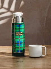 Revival Stainless Steel Flask Green Plaid 500ml