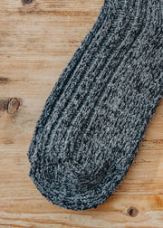 Traditional Socks in Charcoal