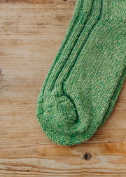 Traditional Socks in Light Green